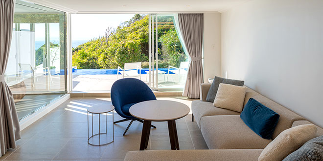 写真：デラックスプールスイート